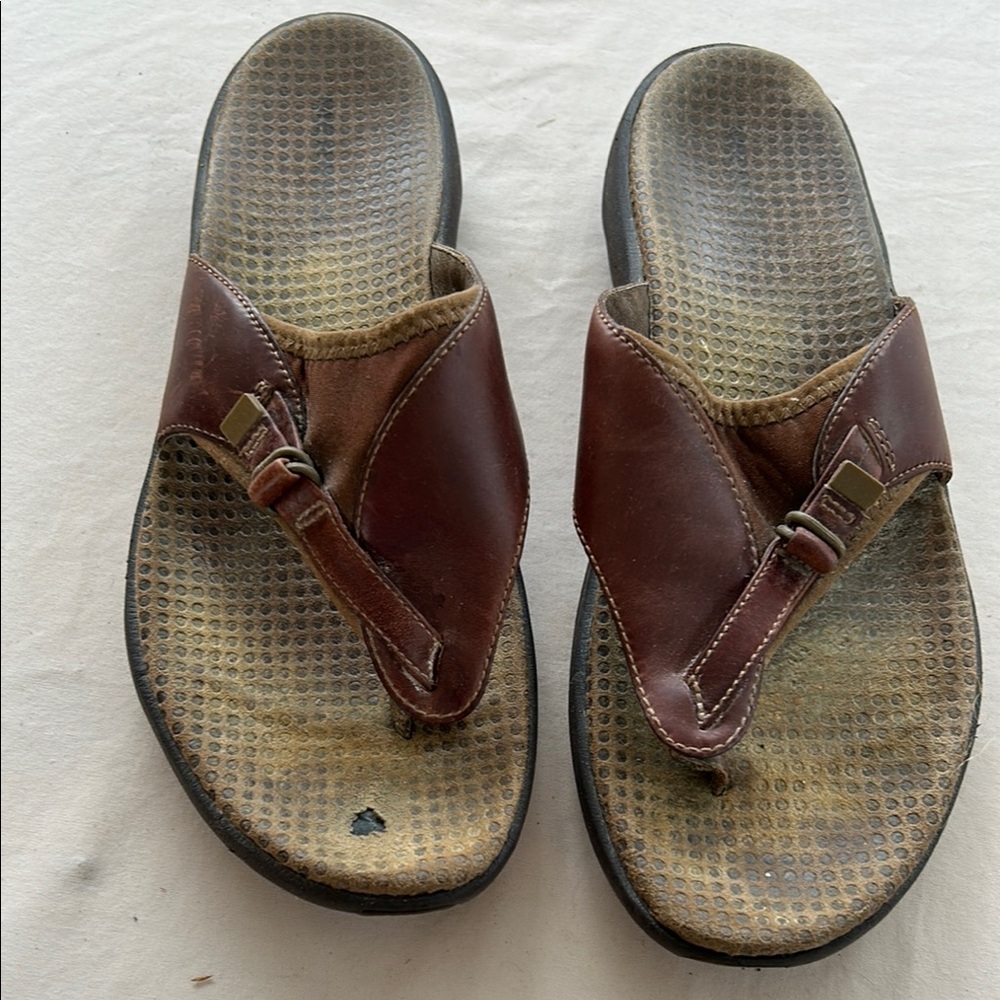 Merrell Womens Brown Leather Sandals